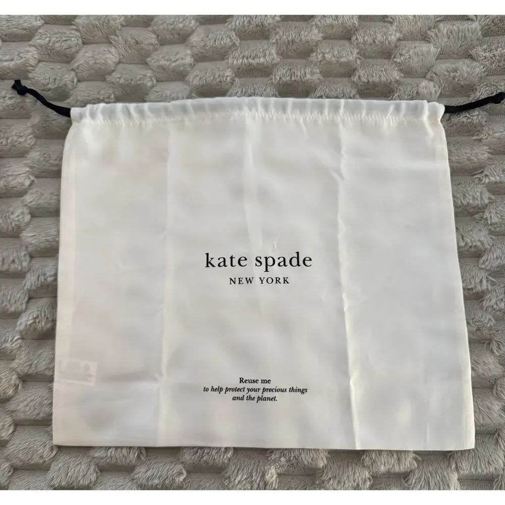 Kate Spade Medium Drawstring Dust Bag 13.5 By 12
